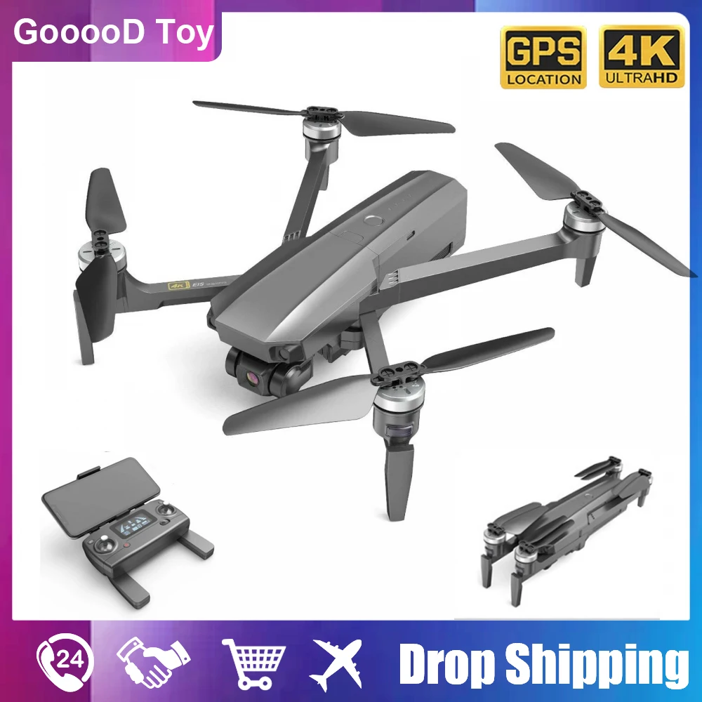 MJX Bugs B16 PRO RC Drone 3 Axis Gimbal Camera HD 4K GPS 5G WiFi Profissional Brushless Quadcopter drones dron Helicopter toys | Игрушки и