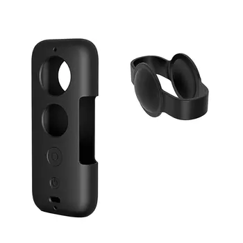 

Silicone Protective Case + Lens Cap for Insta360 One X Dustproof Shockproof Protective Case FPV Set Selfie Shooting Set