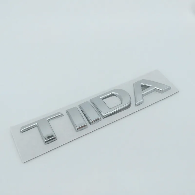 1pcs ABS TIIDA car Letter Rear trunk Decals Emblem badge sticker Decal Car styling auto Accessories | Автомобили и мотоциклы
