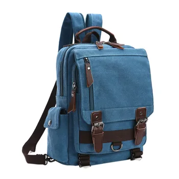 

Canvas Backpack Men Travel Back Pack Multifunctional Shoulder Bag Women Laptop Rucksack School Bags Female Daypack