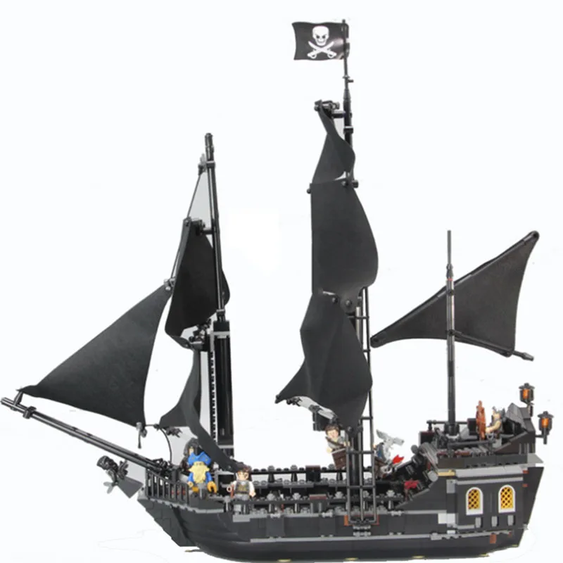 

16006 875pcs Pirates of The The Black Pearl Ship Model Building Blocks Compatible with 4184 Children Kids Toys Gifts Decoraiton