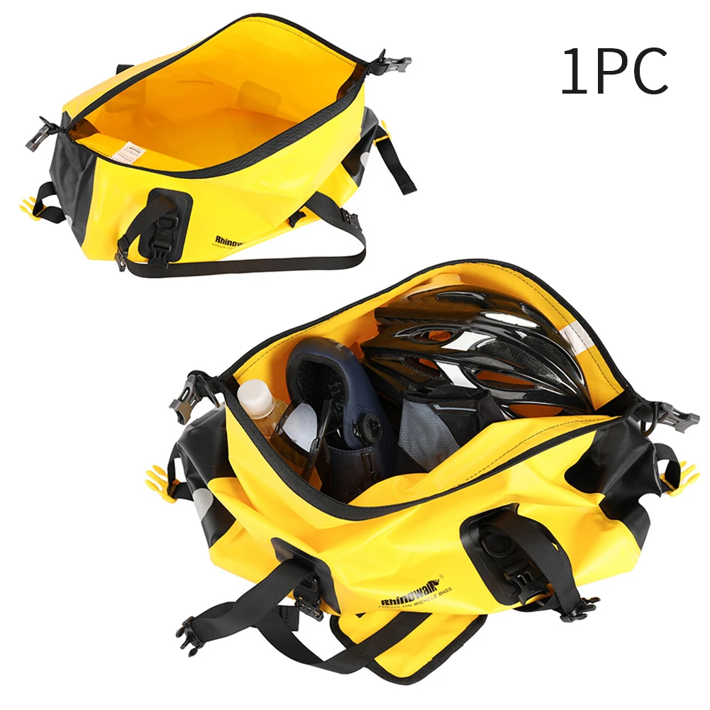 

Handbag Camping Full Waterproof Bicycle Panniers Multifunctional Outdoors Travel Gym Bag Large Capacity Reflective Tape Cycling