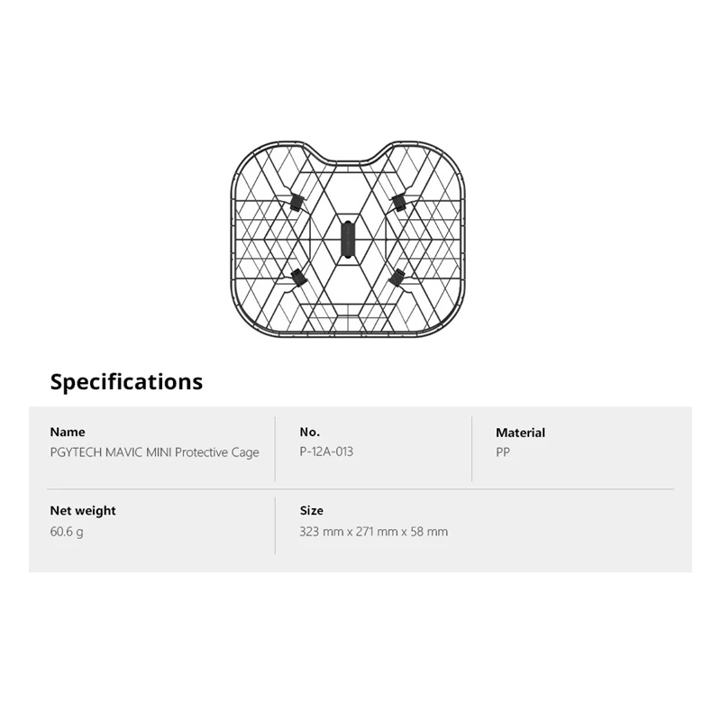 Buy for Mavic Mini Propeller Guards Prop Protection Bumper for DJI MAVIC Mini Drone Blade Protector Accessories