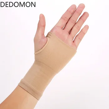 

2PCS Arthritis chinlon Wrist Support Muscles Gloves Compression Sleeve Sprains Joint Pain