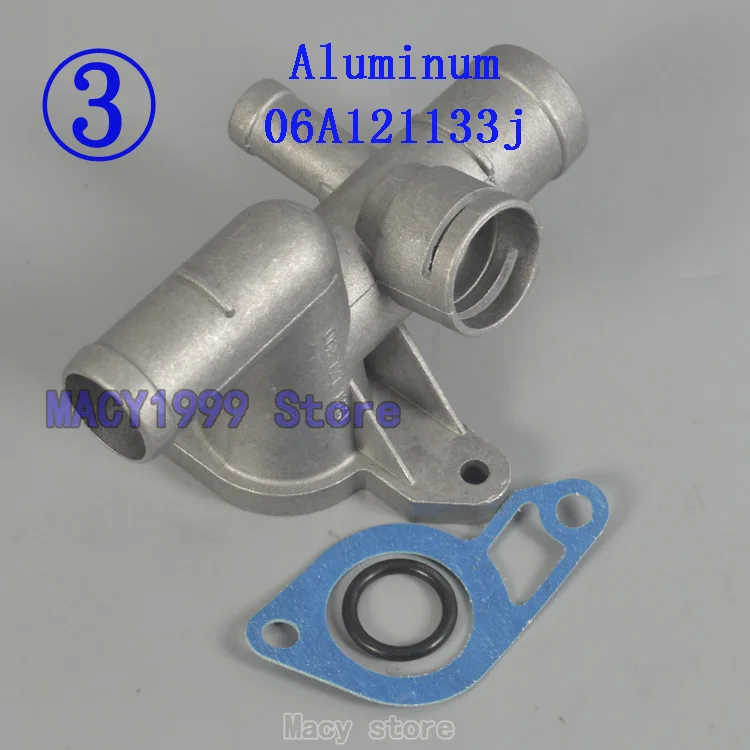 Coolant Hose Connector Aluminium alloy Supercharger Pipe Fit For Golf MK4 Bettle A3 S3 TT Seat Leon 1.6 1.8T