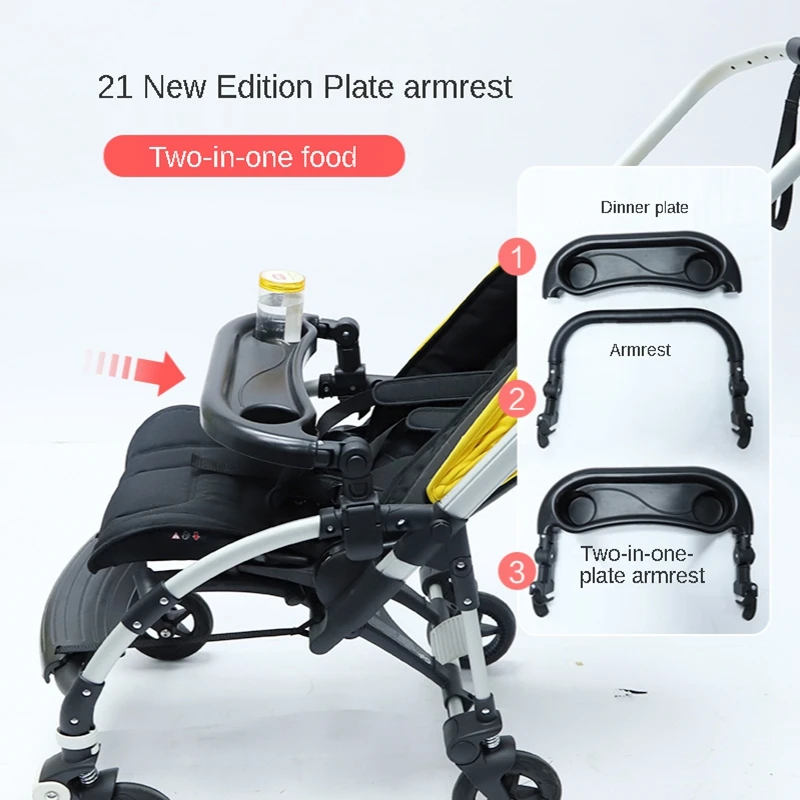 Passeggino Piatto Da Pranzo Bracciolo Per Bugaboo Bee3/Bee 5 Manico T Custodia In Pelle Coperture Coprigambe Sacco A Pelo Accessori Carrozzina