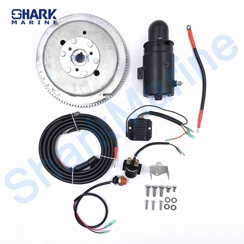 Electrical Start Conversion Kit For Yamaha 2 Stroke 85hp Outboard