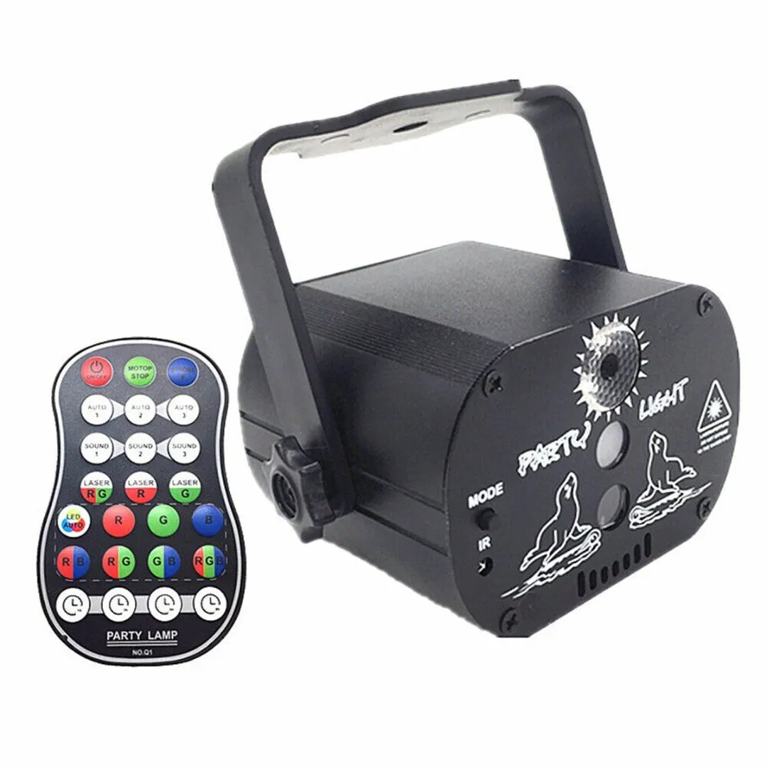 

Laser Projector Lights Effect Lamp with Controller 60 Pattern Laser RGB LED Projector Stage Light for Party KTV Club Disco