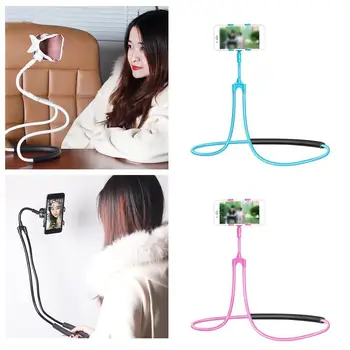 

Mobile Phone Neck Bracket Flexible Universal Lazy Phone Holder Stand Long Arm Tablet Stand Holder Desk Table Clip Bracket