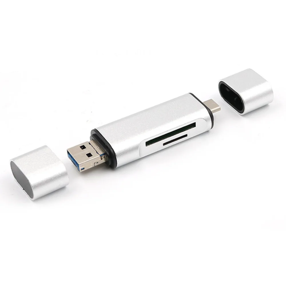 

Cross Border Hot Selling typr-C Mobile Card Reader Multi-functional Three-in-One Support USB SD TF OTG