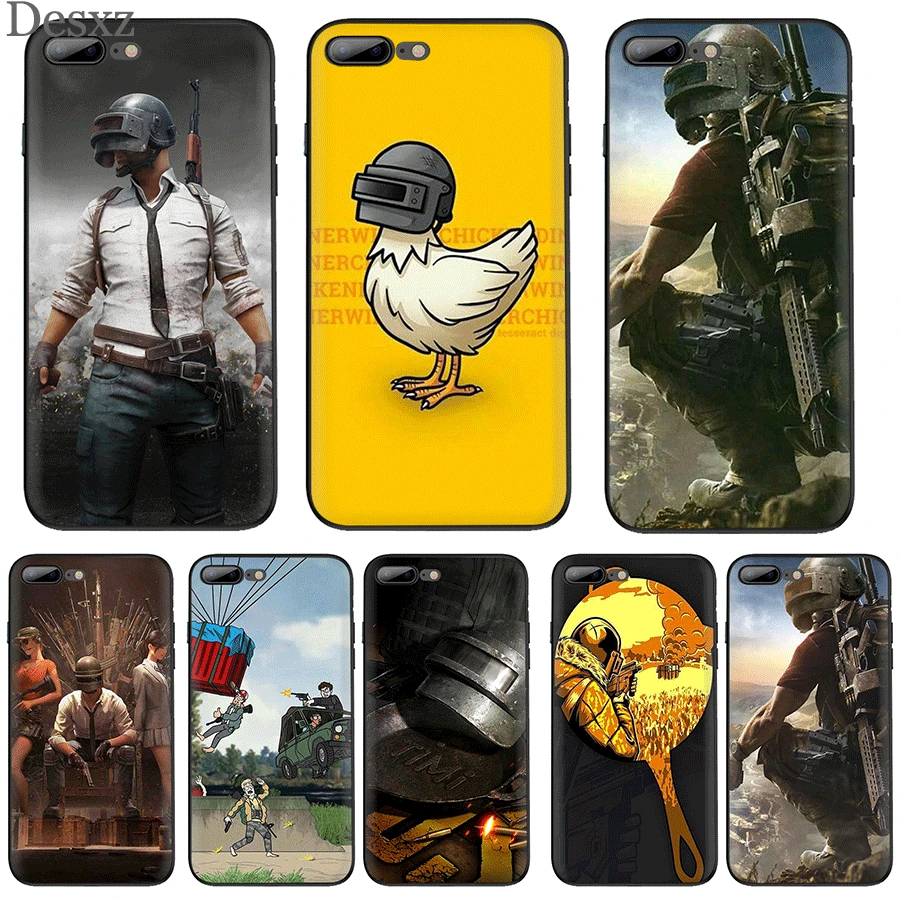 Чехол для iPhone 7 8 6 6s Plus 11 Pro XR X XS Max роскошный чехол PUBG новинка Fundas милый | Мобильные