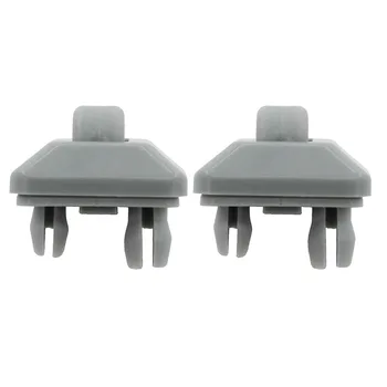 

2x Gray Inner Sun Visor Clip Fits for Audi A3 A4 A5 Q5 A7 B6 B7 B8 S4 S5 #8U0857562A