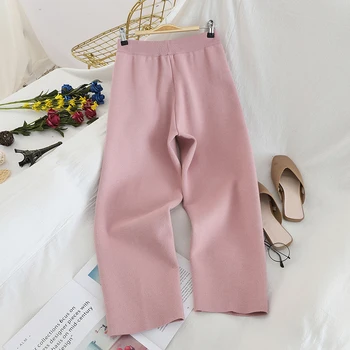 

Heliar Winter Solid Thermal Pants Straight Trousers Elastic Waist Female Casual Pants For Women 2019 Winter Lady Trousers Women
