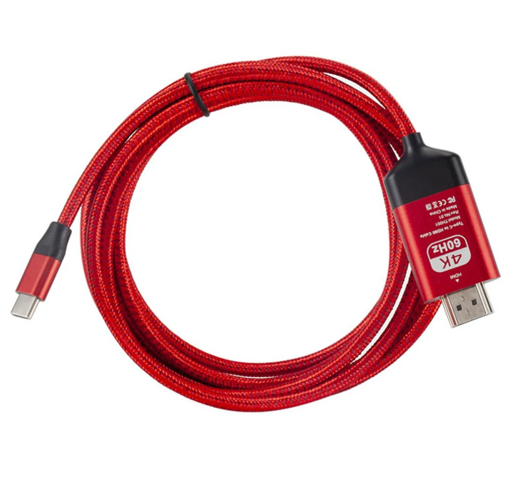 Type-C To HDMI Connector Adapter HD 4K Cable Type-C USB-C to HDMI HDTV 4K Cable Adapter 60HZ HD TV Adapter
