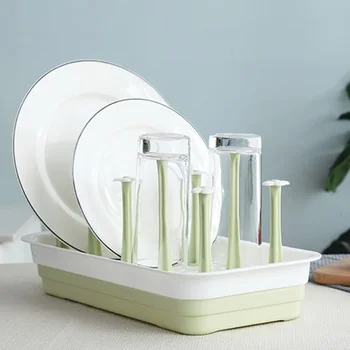 

Home Kitchen Bar Water Draining Glass Wine Cups Baby Nursing Feeding Bottles Upside Down Storage Rack Kitchen Cup Holder