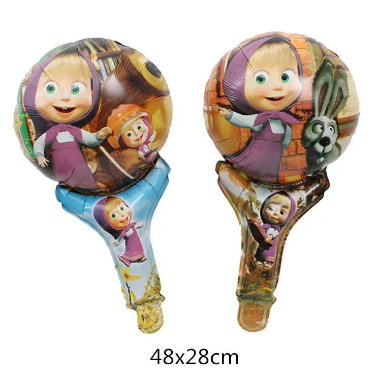 18inch Masha And Bear Foil Balloon Party Supplies Decoration Birthday Party Decorations Kids Toy Air Balloon Baby Shower