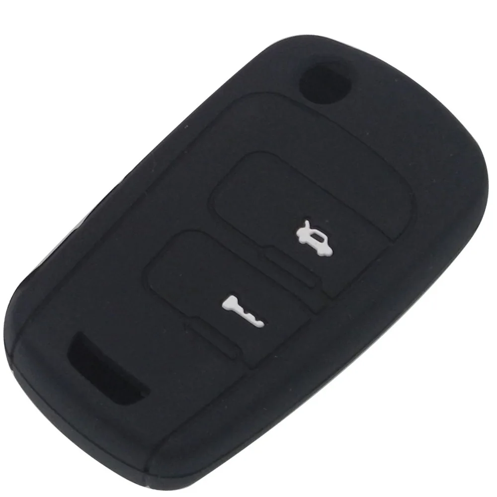 Jingyuqin для Chevrolet Epica sail Buick Excelle 2 кнопки резиновый флип Футляр для дистанционного ключа протектор держатель 10 шт. силиконовый чехол