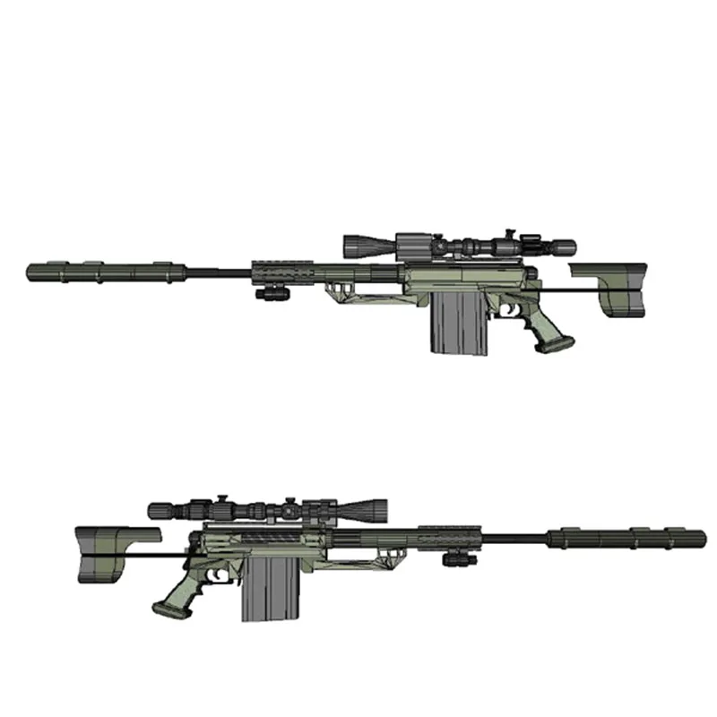 

1 than 1 M200 Sniper Step Papercraft-Shaped Handmade DIY Papercraft-Shape 3D Papercraft Unusable