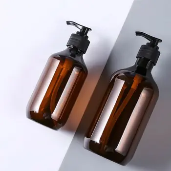 

2PCS 300ML 500ML Liquid Soap Dispenser Shampoo Shower Gel Lotion Storage Bottles 667D