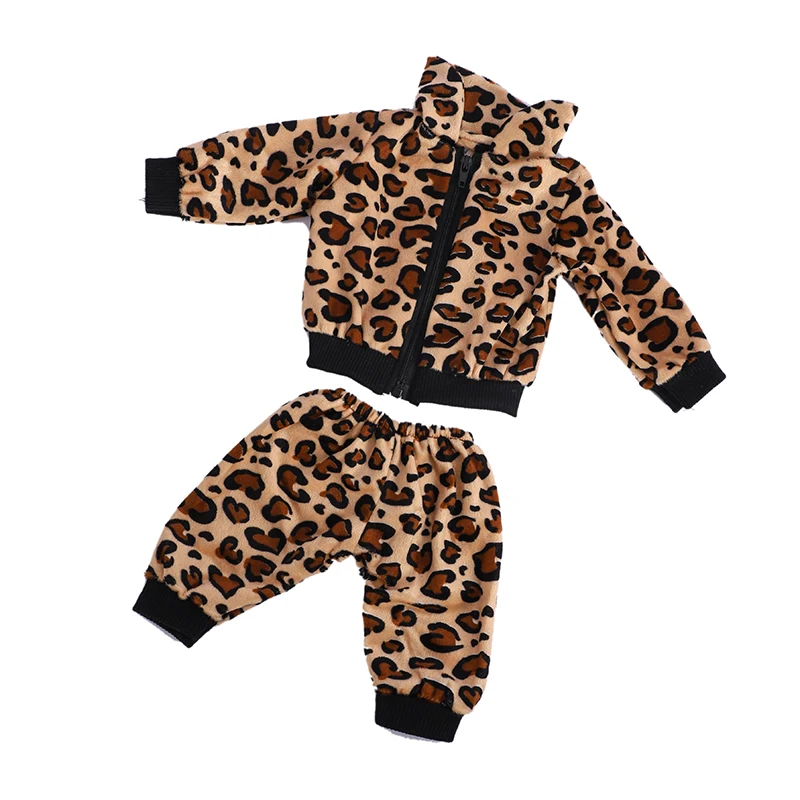18 Inch Doll Clothes Leopard Print 43 cm Baby Born Clothes American Girl Doll Clothes OG Dolls Dollhouse Accessories Girl Gift 4