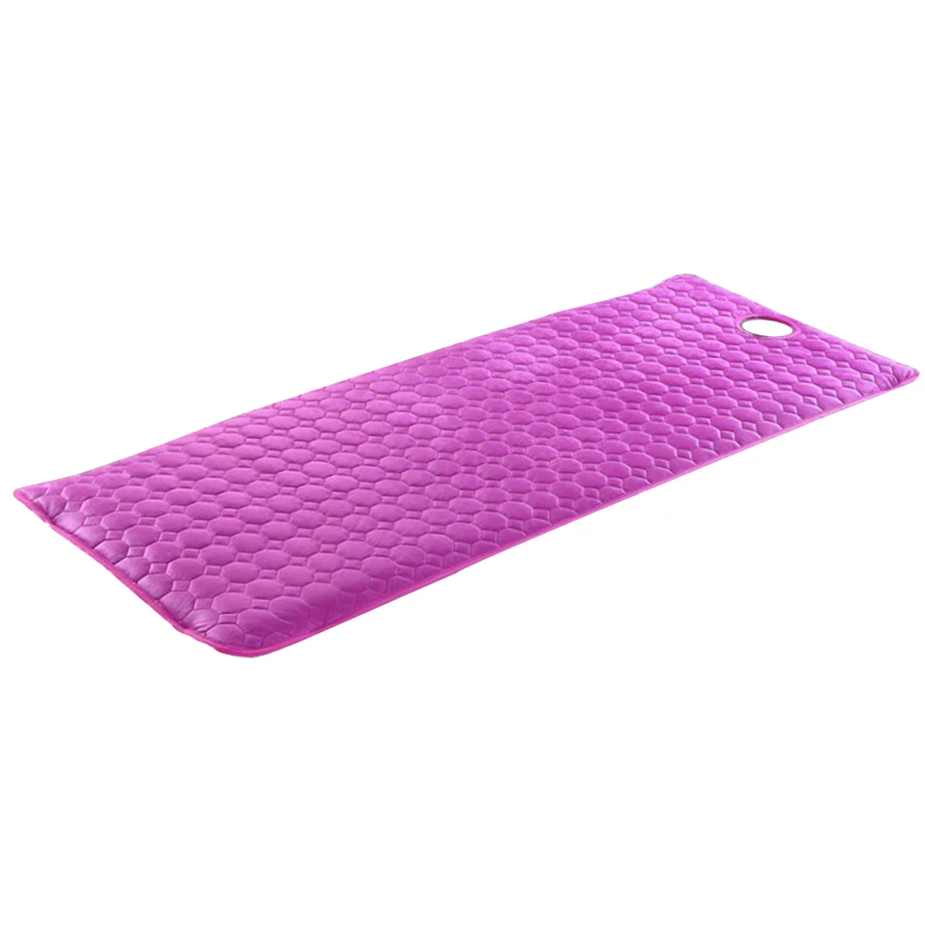 Anti Slip Beauty SPA Salon Massage Bed Mattress Sheet Fitted Cover Pad Mat With Face Hole for Salon SPA Sauna Use - 190x70cm 