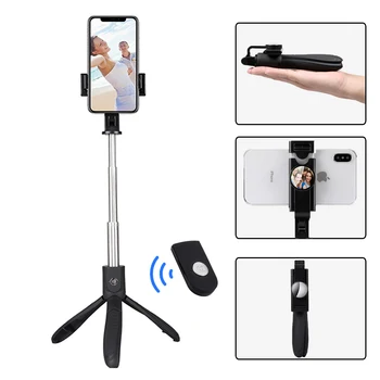 

Mini Bluetooth Selfie Stick Wireless Tripod Handheld Monopod Stand for Phone Gopro Camera Studio Live Stream for Android IOS