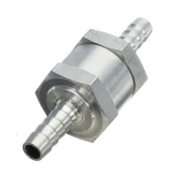 6/8/10/12mm One Way Check Valve For Fuel Line Oil Petrol Diesel Aluminium Valve Petrol Diesel Aluminium Alloy Oil Water Pumps