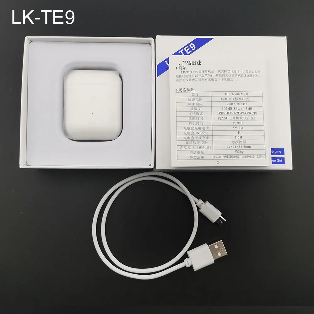 Pаспродажа Оригинальный LK TE9 LKTE9 Pro Tws 11 бренд Aoto font b window b font pair Bluetooth наушники HIFI Бас Звук сенсорные наушники pk i10 i12 i9s tws
