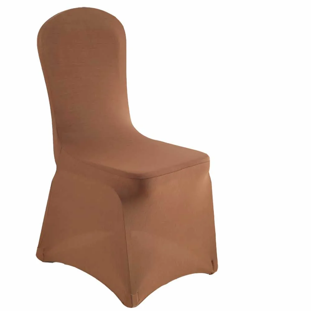 14 Lychee Solid color Chair Cover Stretch Elastic Chair Covers for Home Kitchen Wedding Birthday Party - Цвет: 14