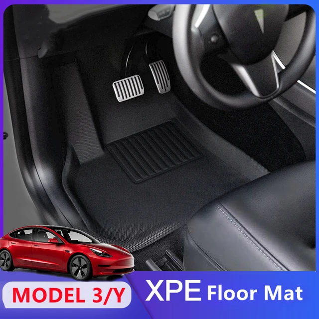 XPE floor mat For tesla model Y floor mats model 3 accessories 2022 2023 to  2016 tesla 3 three tesla y accessoires carpet - AliExpress