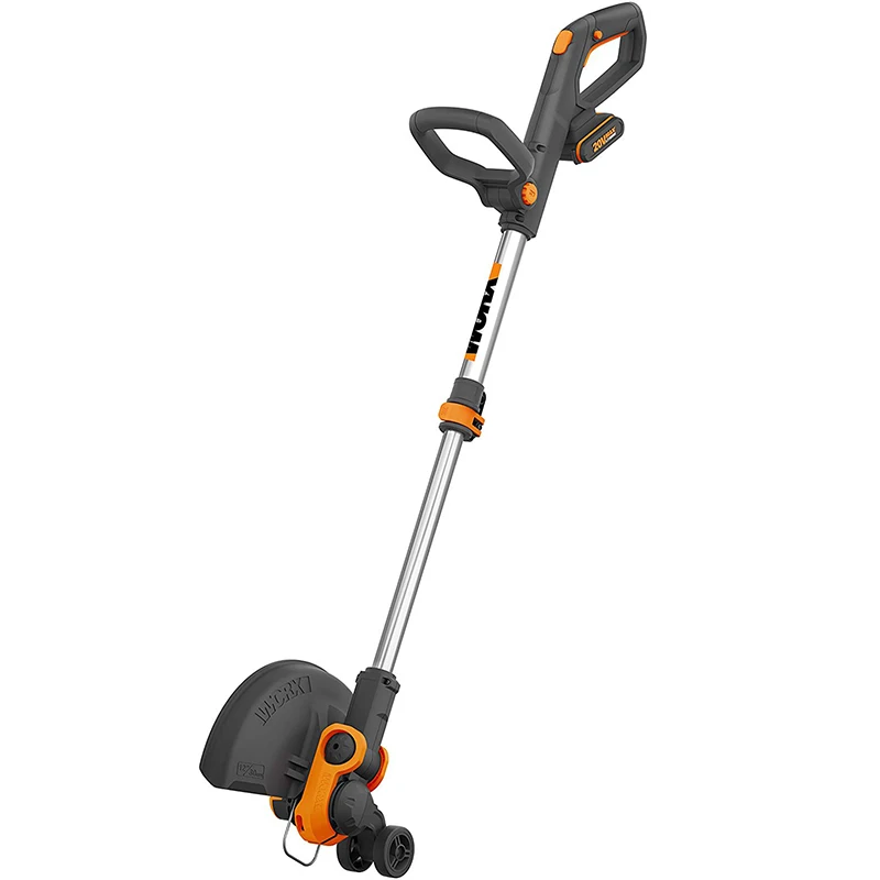 WORX WG163E. 2 20V Беспроводной литий-ионный триммер для травы с платформой для аккумулятора Powershare