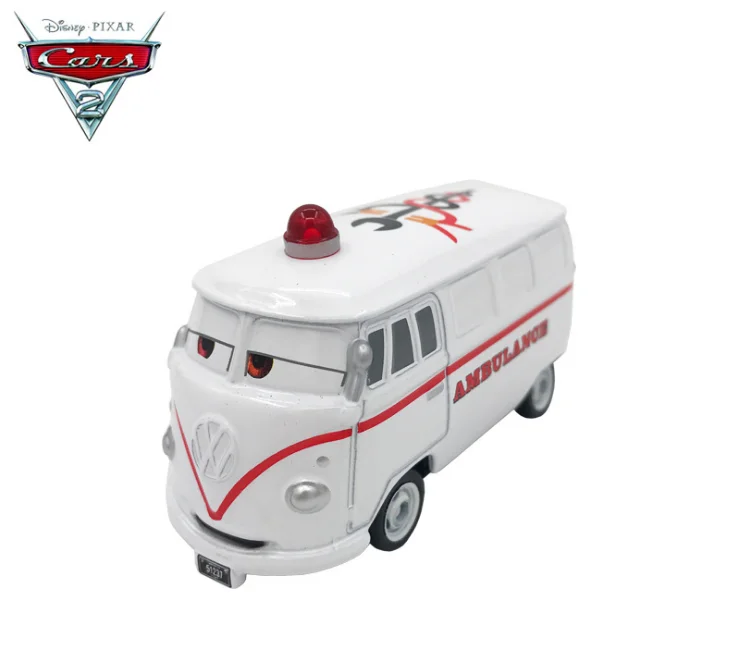 Такара Tomy Tomica disney Pixar тачки Sheriff/King/Flo/Sally/Chick Hicks/Mater/Doc Hudson металлическая литая игрушечная машинка Новинка - Цвет: GoGo Fillmore No Box