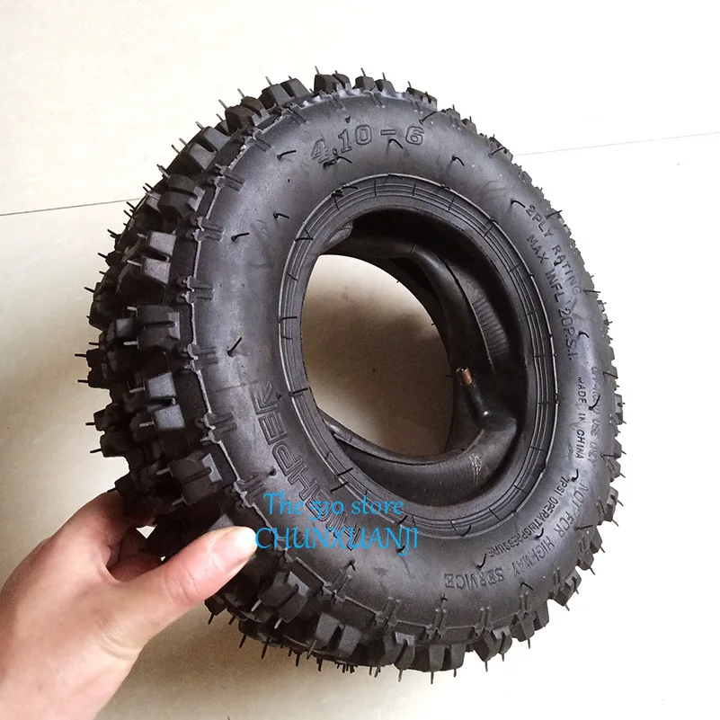12x 4,10-6 шины ATV Quad Go Kart 47cc 49cc/4,10-6 шины газон сад румпель снег воздуходувка Метатель R-1 Луг шины