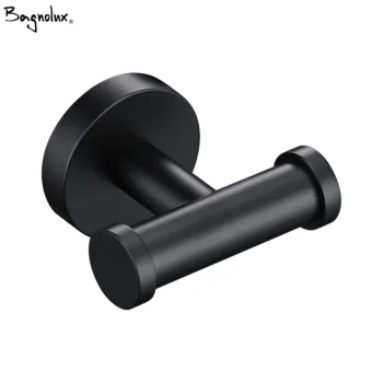 

Matte black Hooks Sus304 Clothes Hanger & Towel & Coat & Robe Hook Decorative Bathroom Hooks Wall Mounted