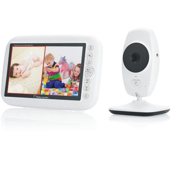 

Wireless Baby Monitor Screen 7 Inch LCD Screen Camera Night Vision Intercom Lullaby Nanny Video Monitor Surveillance Security