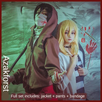 

Killing Angel Azak Foster Zack Zack Cos Clothing Send Bandage Halloween Costumes for Men Adult Love Live Cosplay anime costume