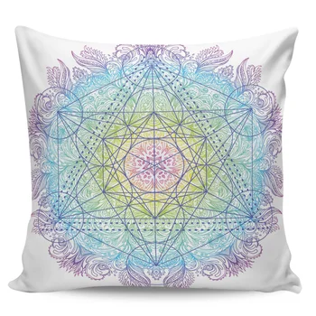 

Mandala Flower Of Life Pillow Covers Cases Cushion Pillowcase Square Print