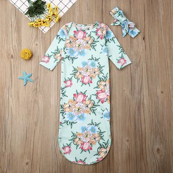 

Baby Sleeping Bag Newborn Infant Blanket Swaddle Wrap Long Sleeve Outfit Gown UK
