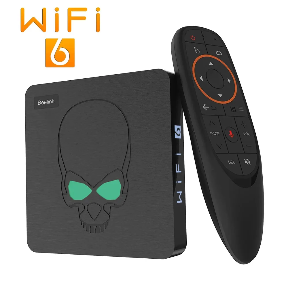 ТВ приставка Beelink GT King Android 9 0 Amlogic S922X с шестиядерным процессором G52 MP6 Graphics 4 Гб LPDDR4