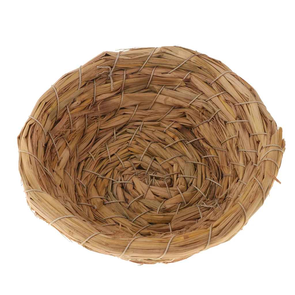 Woven Grass Bird Nest Birdhouse/Hatching Breeding House for Swallow 