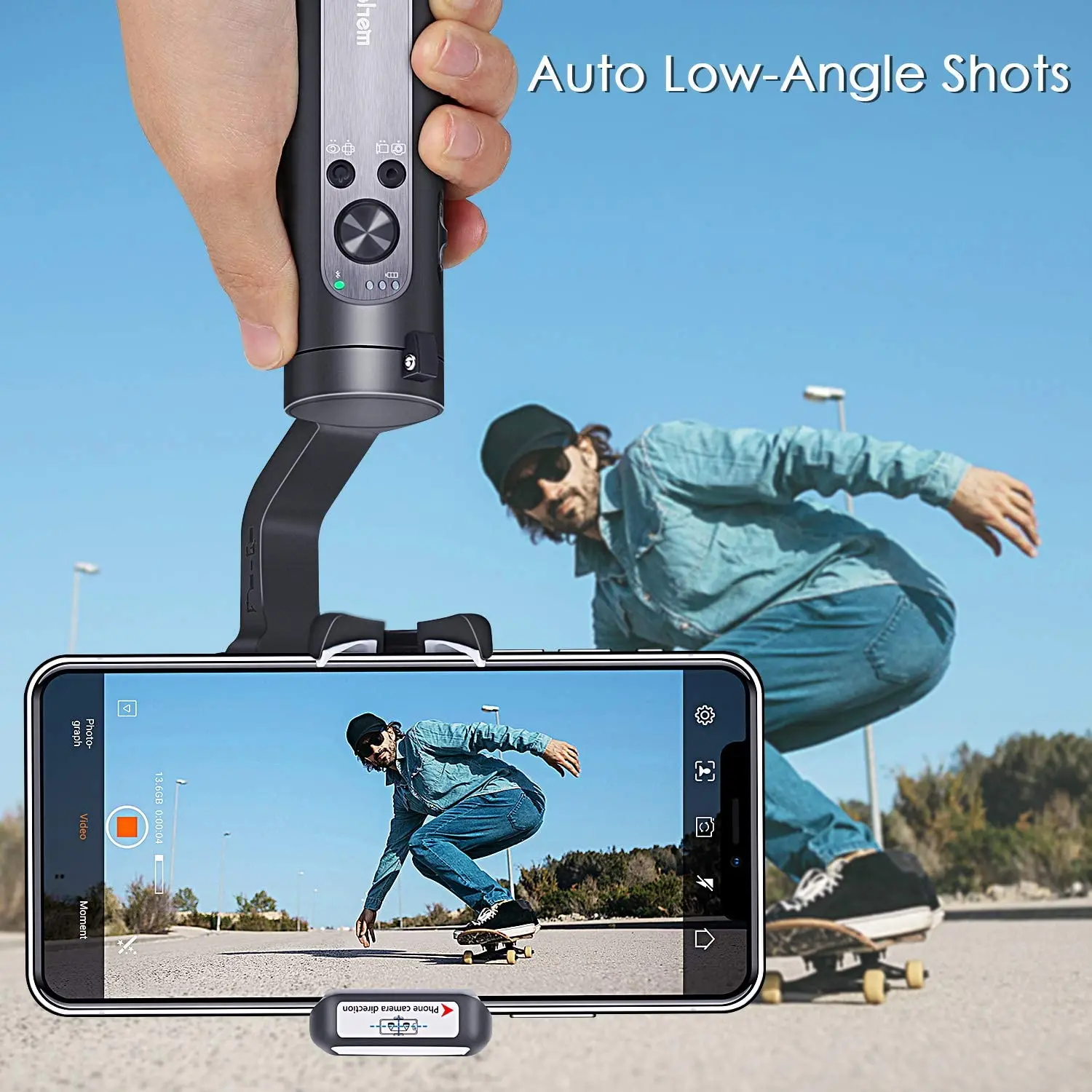 Hohem iSteady X - 3-Axis 0.5 lbs Lightweight