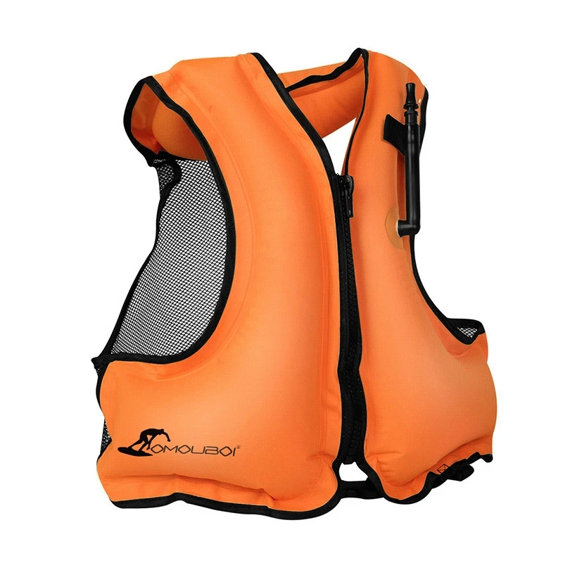 Chaleco salvavidas inflable para adultos, dispositivo flotador de esnórquel, natación, surf, supervivencia, deportes acuáticos, ahorro de vida
