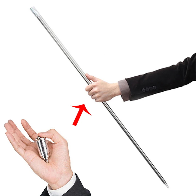 

shocker self defense security stick telescopic defensa personal metal manual telescopic rod survival pole