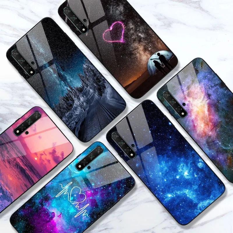 Mejor Compra Brillante funda para Huawei Honor 10x10 Lite 10i 20 30 Lite Pro + Ver 20e 20 30 Pro 20S 30S fundas de silicona blandas pBQKM3x3wNw