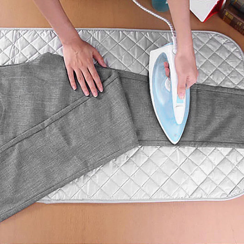 Large Size Ironing Mat Laundry Pad Washer Dryer Cover Board Heat Resistant Blanket Mesh Press Clothes Protect Protector Ironing Board Mat Ironing Protection Pad Ironing Board Cushion Ironing Board Cover Ironing Board Accessories