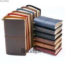 

Hot Sale 100% Genuine Leather Notebook Handmade Vintage Cowhide Diary Journal Sketchbook Planner TN travel notebook cover