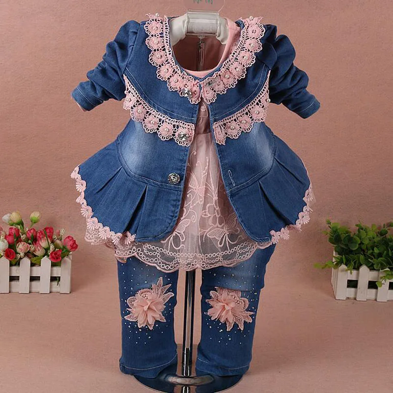3Pcs-set-Spring-Autumn-Fashion-Jeans-Colthes-Suit-Baby-Girls-Lace-Suits-Denim-Jacket-And-White (3)