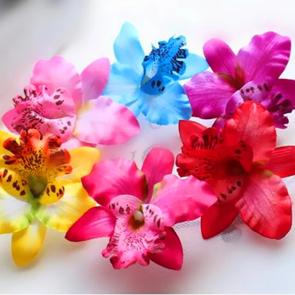Flower Hair Clip Hairpin Hair Clip Pearl Hair Claw Solid Color Hair Crab Retro Scrub Hair Clips Small Size - Image 4