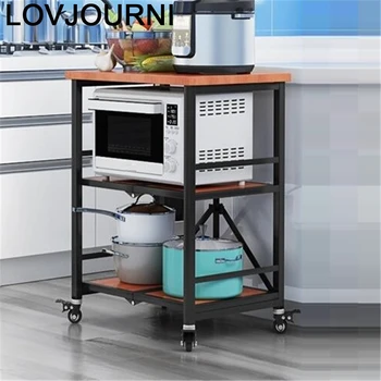 

Estanteria Utensilio Cozinha Mensole Etagere De Rangement Almacenamiento Cocina Estantes Prateleira Trolleys with Wheels Shelves