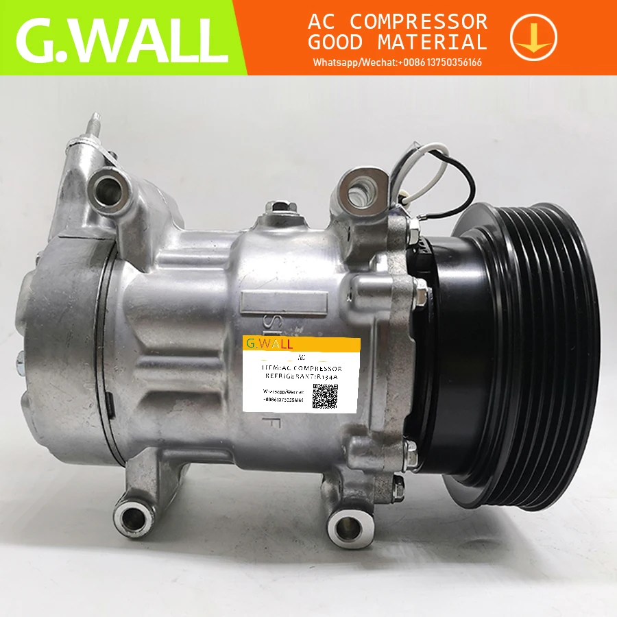 SD6V12 AC компрессор для Renault MEGANE SCeNIC II MODUS KANGOO CLIO III TWINGO 8200953359 8200756601 8200578856 8200819568